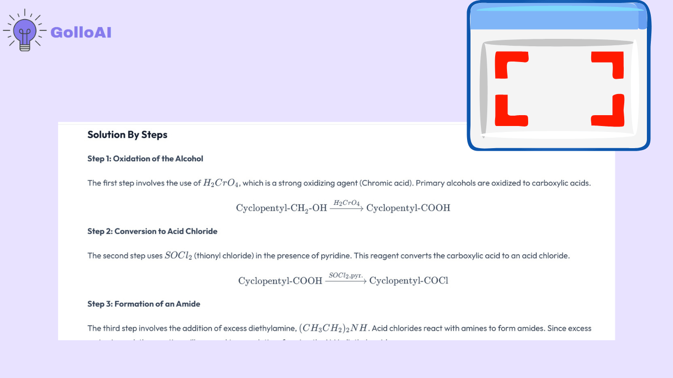 Snap a photo, solve chemistry questions instantly